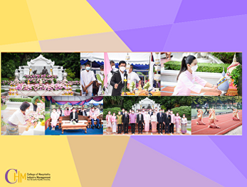 Participate in the sacrificial ceremony
and offer the altar To Her Majesty Queen
Sunandha Kumareerat