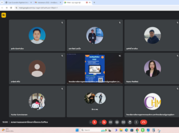 Training on project submission in
electronic office systems and personal
website use