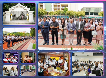 นักศึกษาใหมวิทยาลัยการจัดการอุตสาหกรรมบริการ
ร่วมถวายสักการะฝากตัวเป็นลูกพระนาง