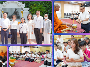 Make merit on the occasion of the
Songkran Festival